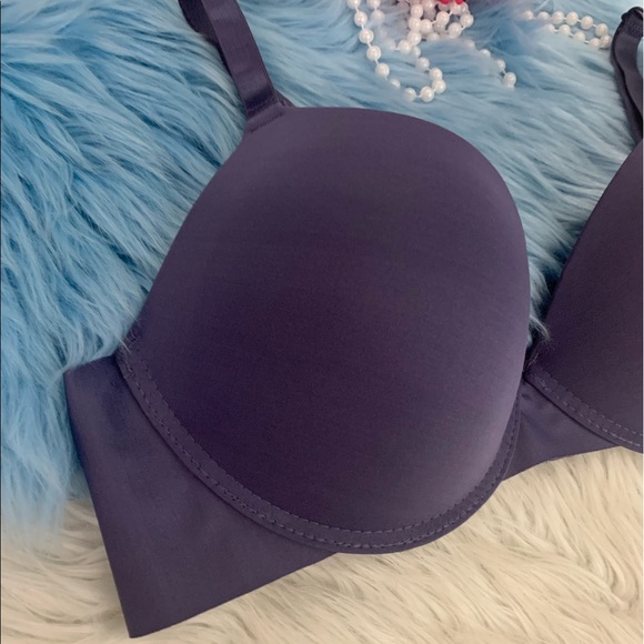 NWOT Cadet Blue Padded Push Up Bra 42D - Picture 2 of 6